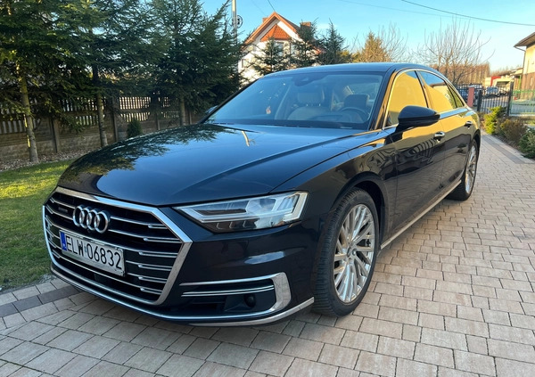 Audi A8 cena 229000 przebieg: 205600, rok produkcji 2017 z Tarnowskie Góry małe 667